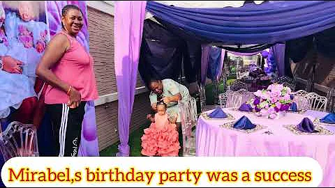 My Miracle Mira,s BIRTHDAY PARTY WAS A SUCCESS 