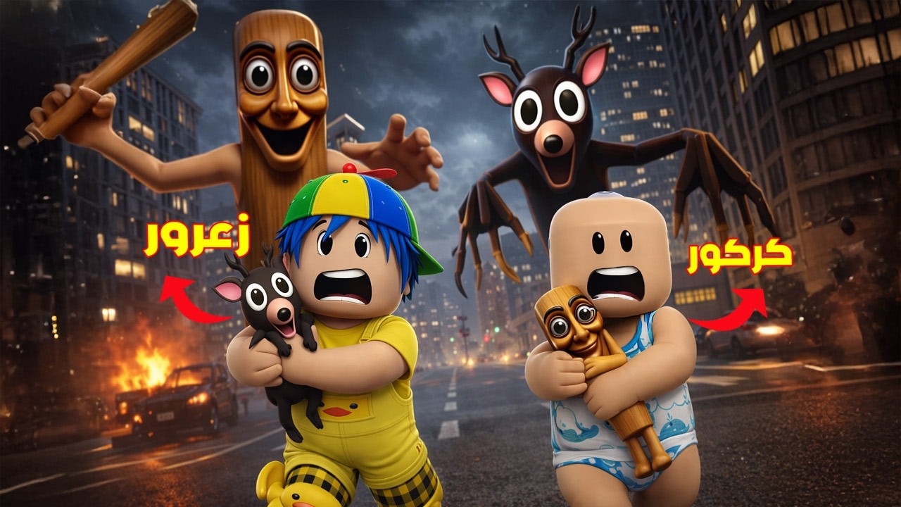 فلم روبلوكس : زعرور اخذ ابن عزال ال 99 ليلة و يهرب من تونج تونج ساهور العملاق ( كركور سريع ) 😱🔥