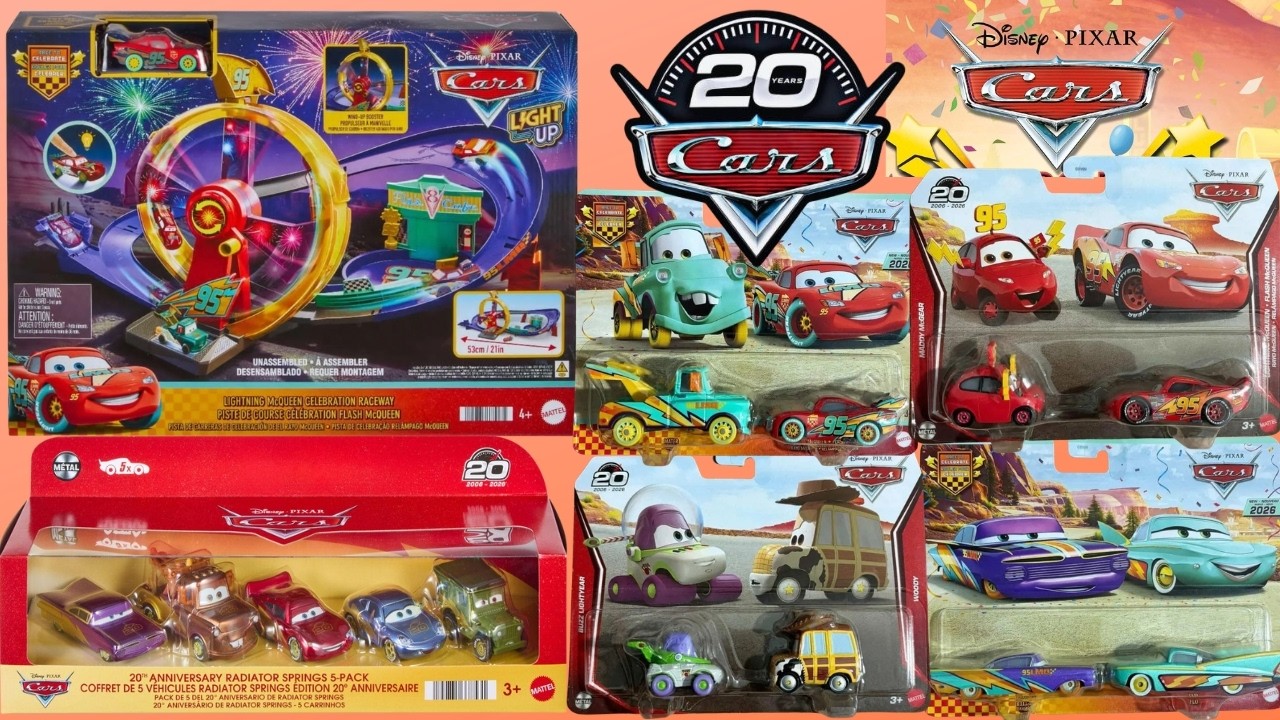NEW 2026 Light Up Lightning McQueen!⚡️Pixar Cars 20th