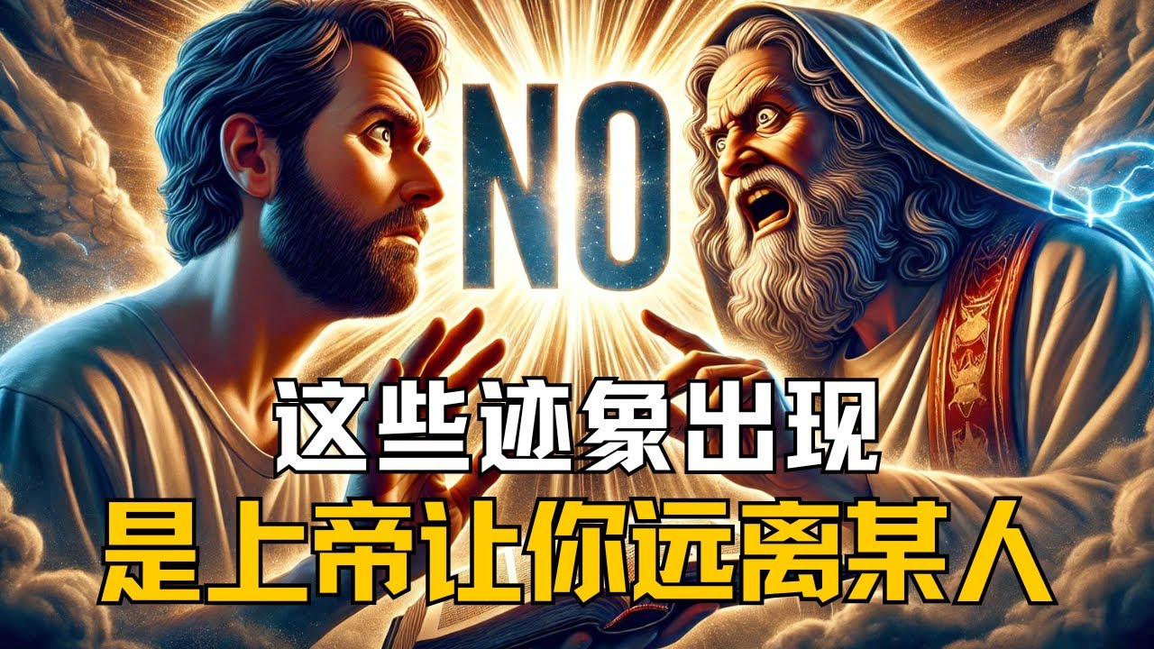 这些迹象出现是上帝让你远离某人