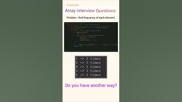 find frequency of each element #java #javawithvk #ai #fyp #code #coding #programming #learning