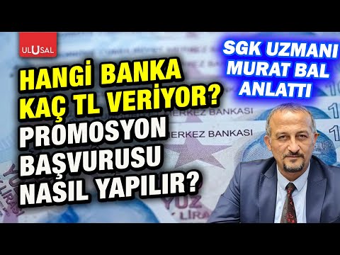 Emekli promosyon başvurusu nasıl yapılır? Hangi banka ne kadar promosyon veriyor? | Murat Bal