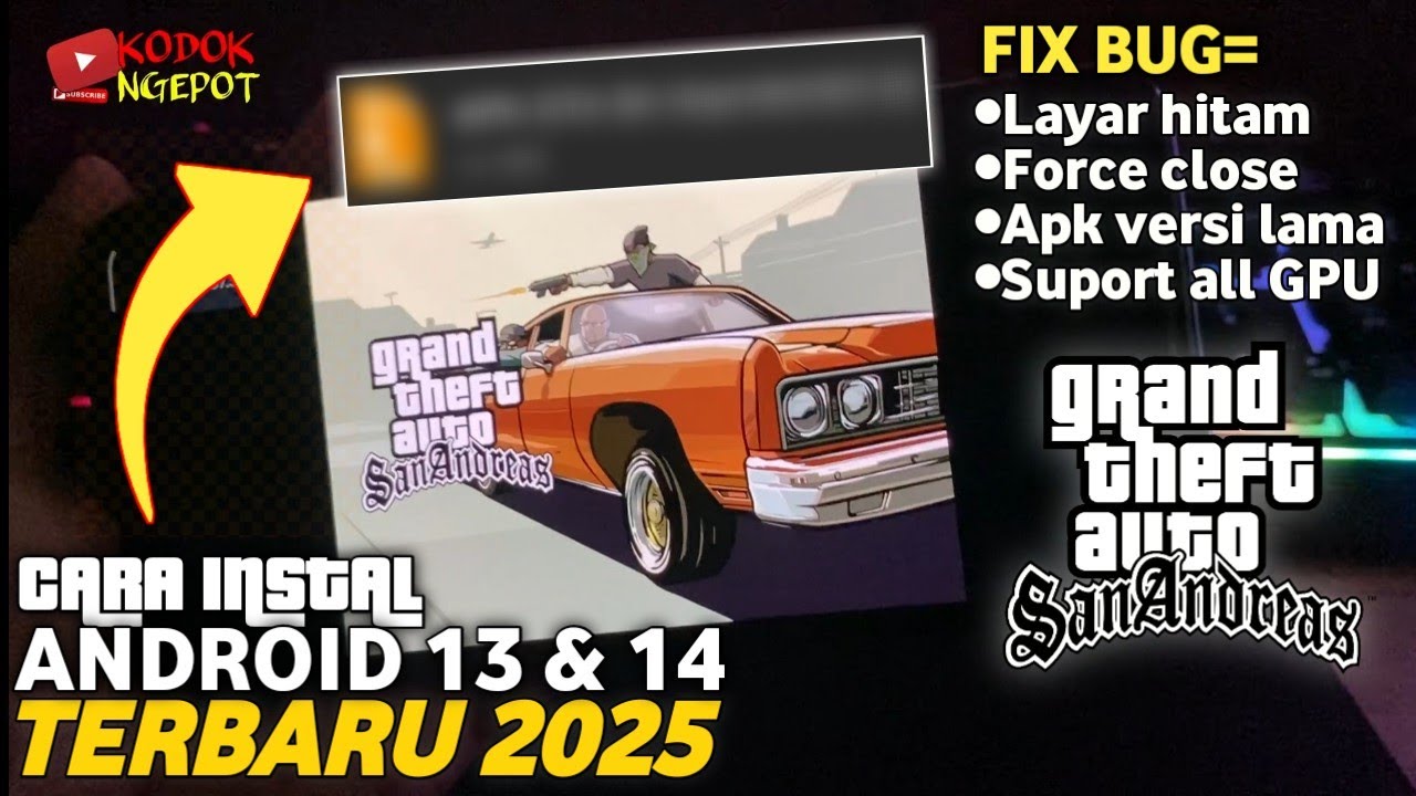 cara instal GTA sa lite di android 13&14 Modpack Terbaru 2025 - YouTube
