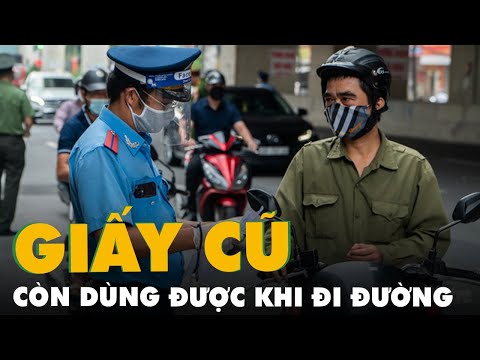 Video Người dân Hà Nội 'đỡ áp lực' vì giấy đi đường cũ còn... - youtube