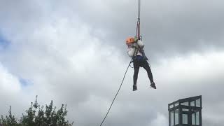 Abseiling the Transporter Bridge