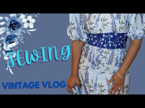 I used 3 Vintage Sewing Patterns to Sew 1 Dress