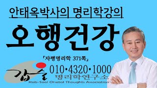오행의 태과불급과 건강-(자평명리학371쪽)-갑술명리학-안태옥박사의 명쾌한 사주이야기