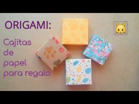 Cajita de Papel #5 ORIGAMI.Cómo hacer una caja de papel ideal para regalar  dinero. 