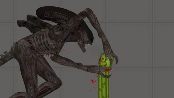 Xenomorph mod melon sandbox playground