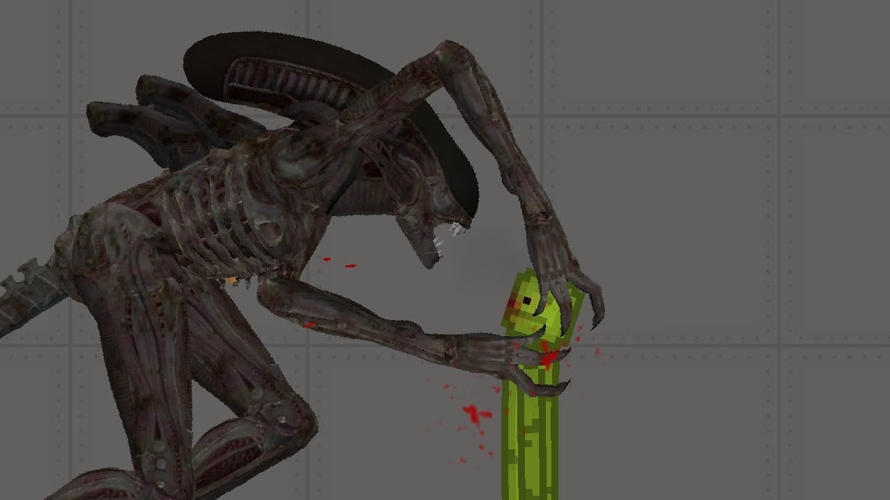 Xenomorph mod melon sandbox playground