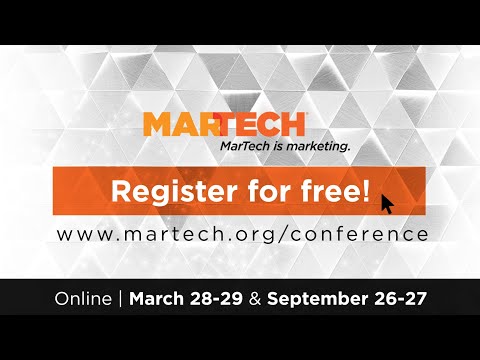 Join us at MarTech in 2023 for free!