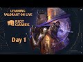 LEARNING VALORANT ON LIVE STREAM🔥 | DAY 1🤍 #valorantlive