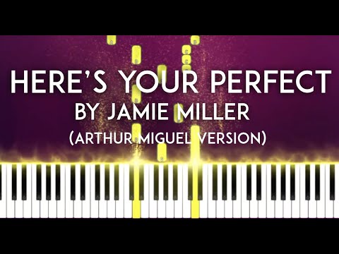 Here's Your Perfect (piano sheet music) - Jamie Miller