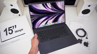 15-inch MacBook Air M2 Unboxing \& Review! (Midnight)