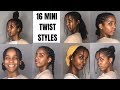 16 Easy Mini Twists or Mini Braids Styles
