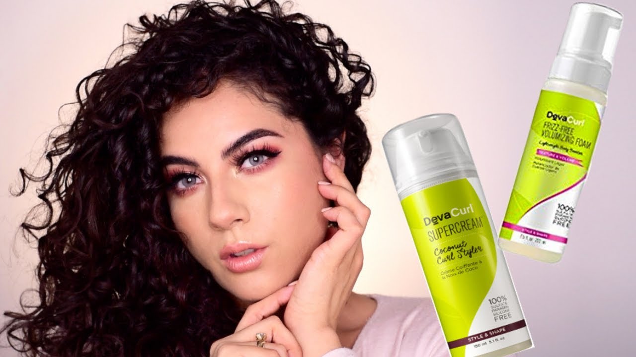 Devacurl Supercream + Volumizing Foam | Styling Transitioning Curly Hair