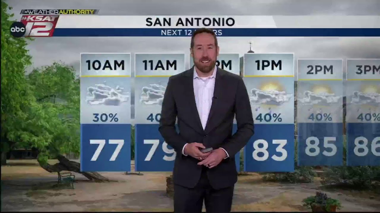 Chance of storms today, a few could be strong to severe - YouTube