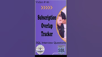 Subscription Overlap Tracker #sqlfordataengineer #faangpreparation #interviewquestions #deinterview