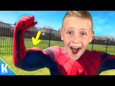 Spider-Man Fitness Challenge! Superhero Gear Test & Obstacle Course | KIDCITY