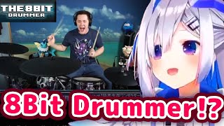 Kanata Reacts To The8BitDrummer's Cover Of Her Song 'Tokusha Seizon Wonder-la-der'【ENG Sub/Hololive】