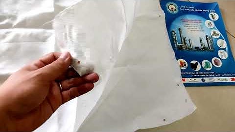 Tấm vải ép bùn khung bản, vải lọc bùn. 🆕 vải ép bùn cho máy ép khung bản Video trung thực