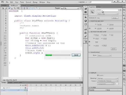 MAD9021- MovieClip Instance Names in Flash
