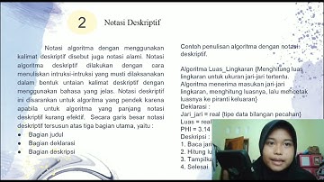 Vlog Presentasi TIK "Algoritma Pemrograman"