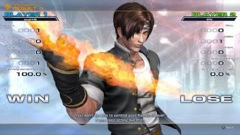 The King of Fighters XIV Kyo VS K