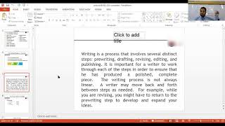 Technical Report Writing Chapter # 1 Net Worth