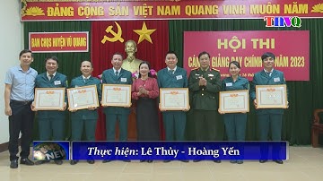 Ban chỉ huy Quân sự huyện Vũ Quang tổ chức hội thi cán bộ giảng dạy chính trị năm 2023