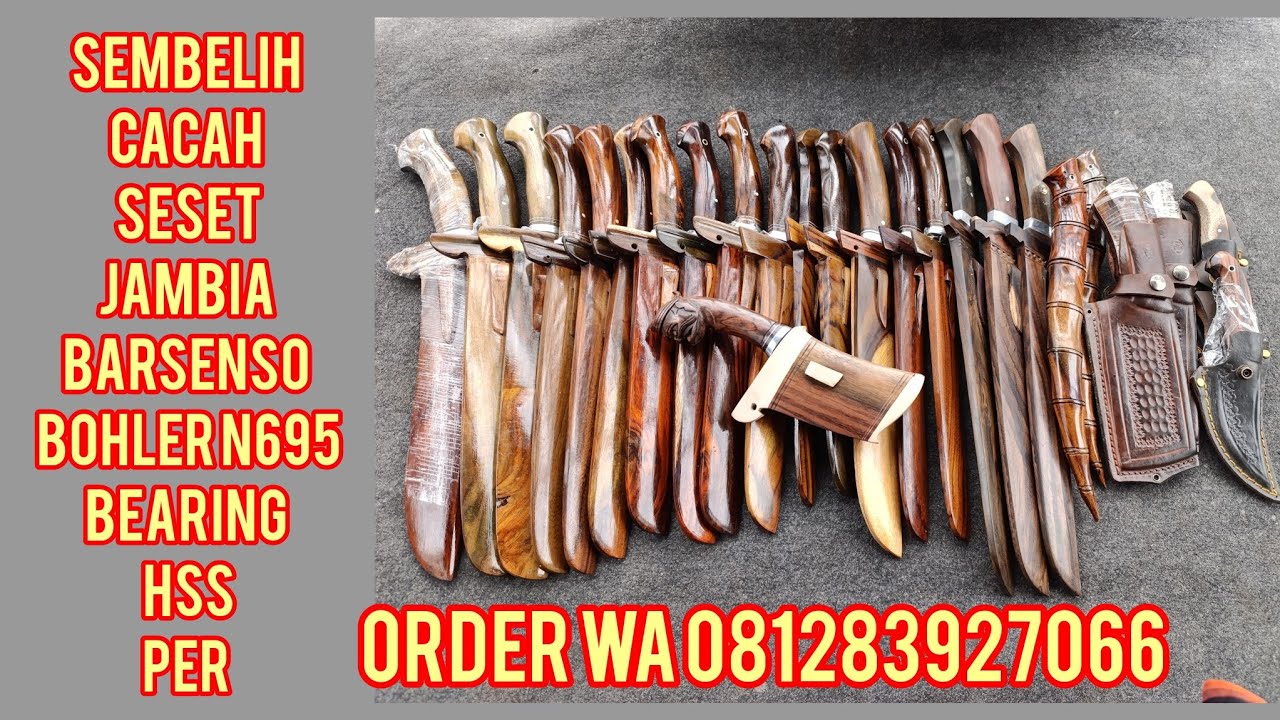 SEMBELIH CACAH SESET JAMBIA BARSENSO BOHLER N695 BEARING HSS PER  ORDER WA 081283927066