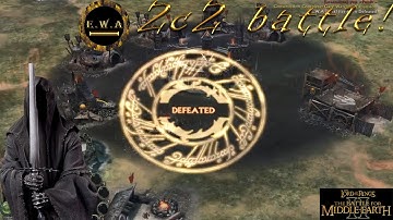 BFME II online 2v2 v1.09 LIVE COMMENTARY!! MORDOR&ELVES VS ISENGARD&GOBLINS