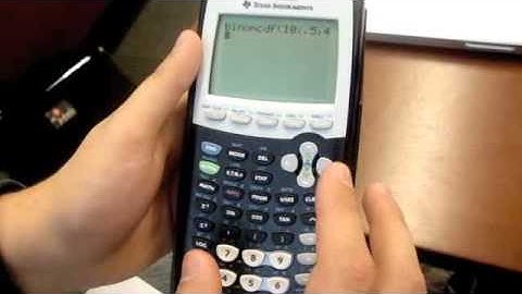 Binomial distribution