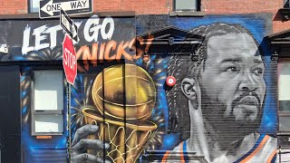 The Jalen Brunson Mural On Eldrigde St.
