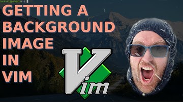 Getting an Image Background for VIM