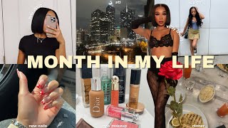 MONTH IN MY LIFE: a collective vlog ⎮vday shoot, atlanta trip, new hair, and more!!