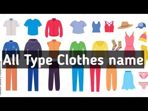 clothes name in english and hindi ll clothes name with pictures - YouTube