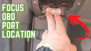 Ford Focus OBD Port Location | Focus Mk3 2010-2018