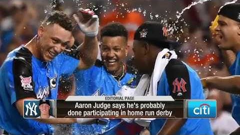 Is Aaron Judge really done with the Home Run Derby?