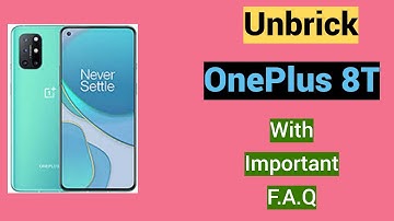 How To Unbrick OnePlus 8T #oneplus8t