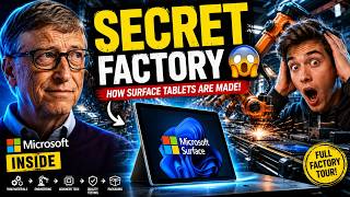 Inside Microsoft Secret Factory 😱 | How Surface Tablets Are Made