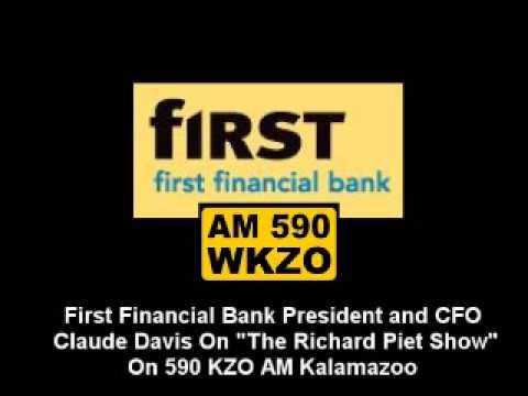First National Bank President and CEO Claude Davis...
