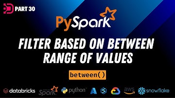 30. BETWEEN PySpark | Filter Between Range of Values in Dataframe