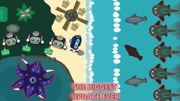 Starve.io NEW Ocean Biome! BOSS Kraken! Water!
