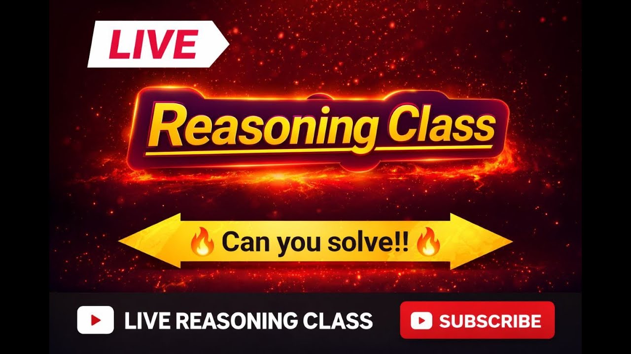 Reasoning Live | SSC CGL CHSL MTS CPO GD Railway Group D | Counting Figures