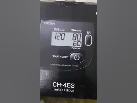 جهاز قياس ضغط الدم الرقمي من سيتزن Citizen CH-453 Digital Blood Pressure  Monitor review - YouTube