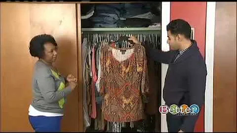Closet Makeover featuring Ellen Huff