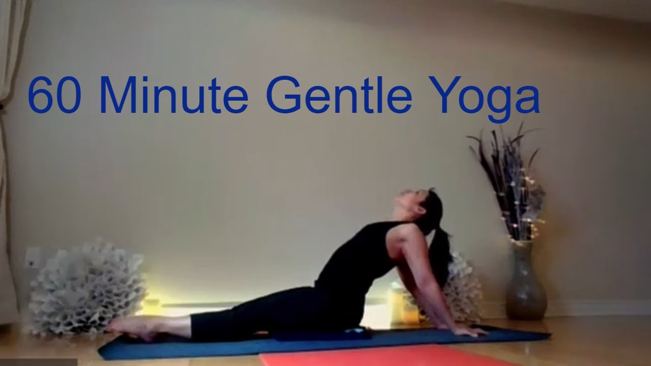 Gentle Yoga Full Live Class 60 minutes Legs. YouTube