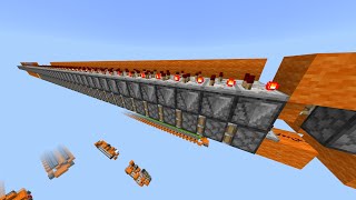 Tiny Fast Infinitely Expandable Piston Extender [Minecraft Bedrock]