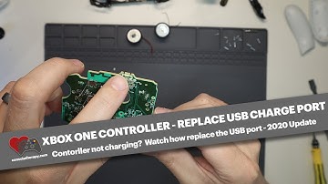How to replace the USB charge port on the Xbox One Controller - Broken charge port? Watch how to fix